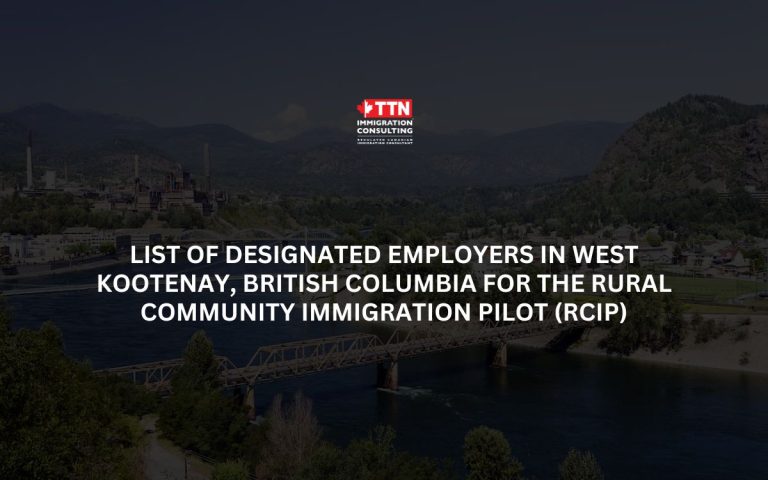 West-Kootenay Designated Employers