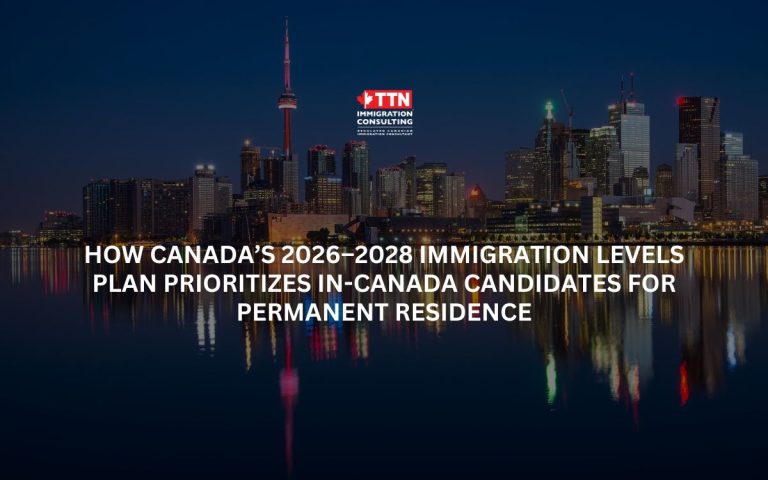How Canada’s 2026–2028 Immigration Levels Plan Prioritizes In-Canada Candidates for Permanent Residence