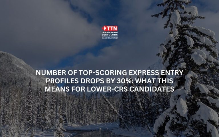 Number of Top-Scoring Express Entry Profiles Drops by 30% What This Means for Lower-CRS Candidates