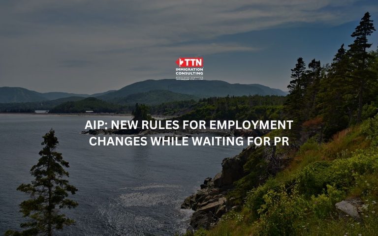 AIP New Rules for Employment Changes While Waiting for PR